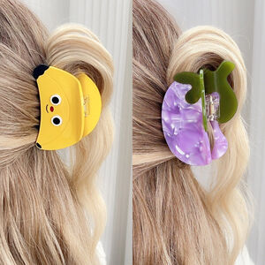 1 Piece Sweet Fruit Series Acetate Women's Hair Claws h5 Picture2