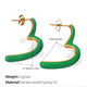 Eh808Gng Green Drop Oil Gold Earrings Picture2