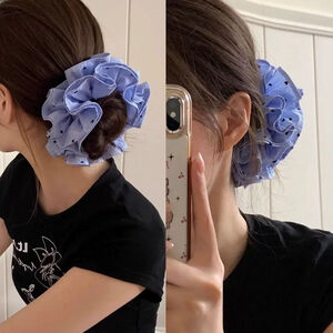1 Piece Simple Series Elegant Strip Fabric Women's Scrunchies h5 Picture4