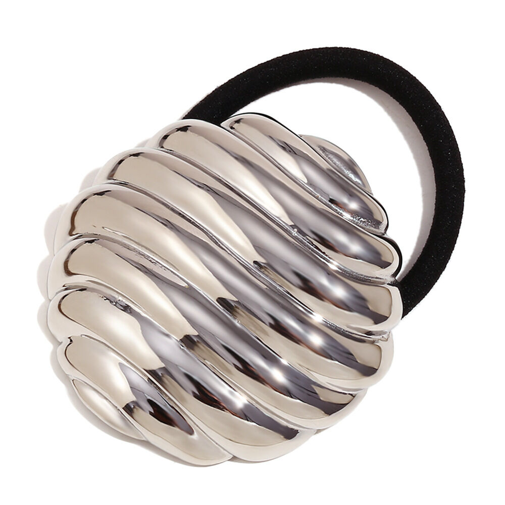 Threaded Eggshell Hair Tie-Steel Picture6