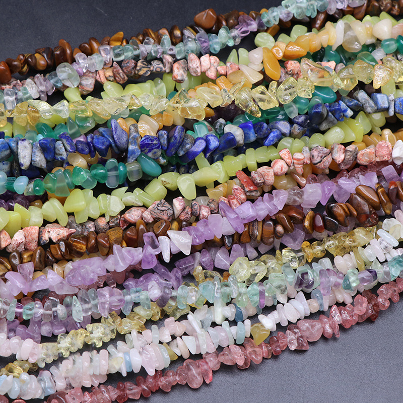 1 String Crystal Gravel Natural Stone Casual Shape Jewelry Beads(Bead Size:3-5mm/5-8mm) h5 Picture4