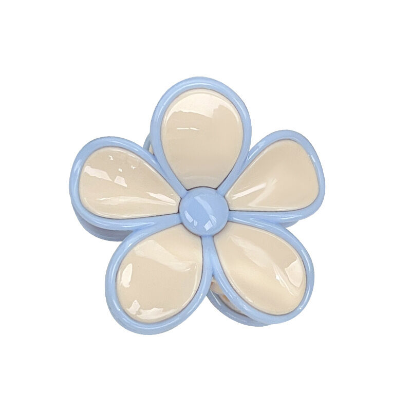 1 Elegant Flower Shaped Design Sweet Flower Resin Women's Hair Claws Picture4