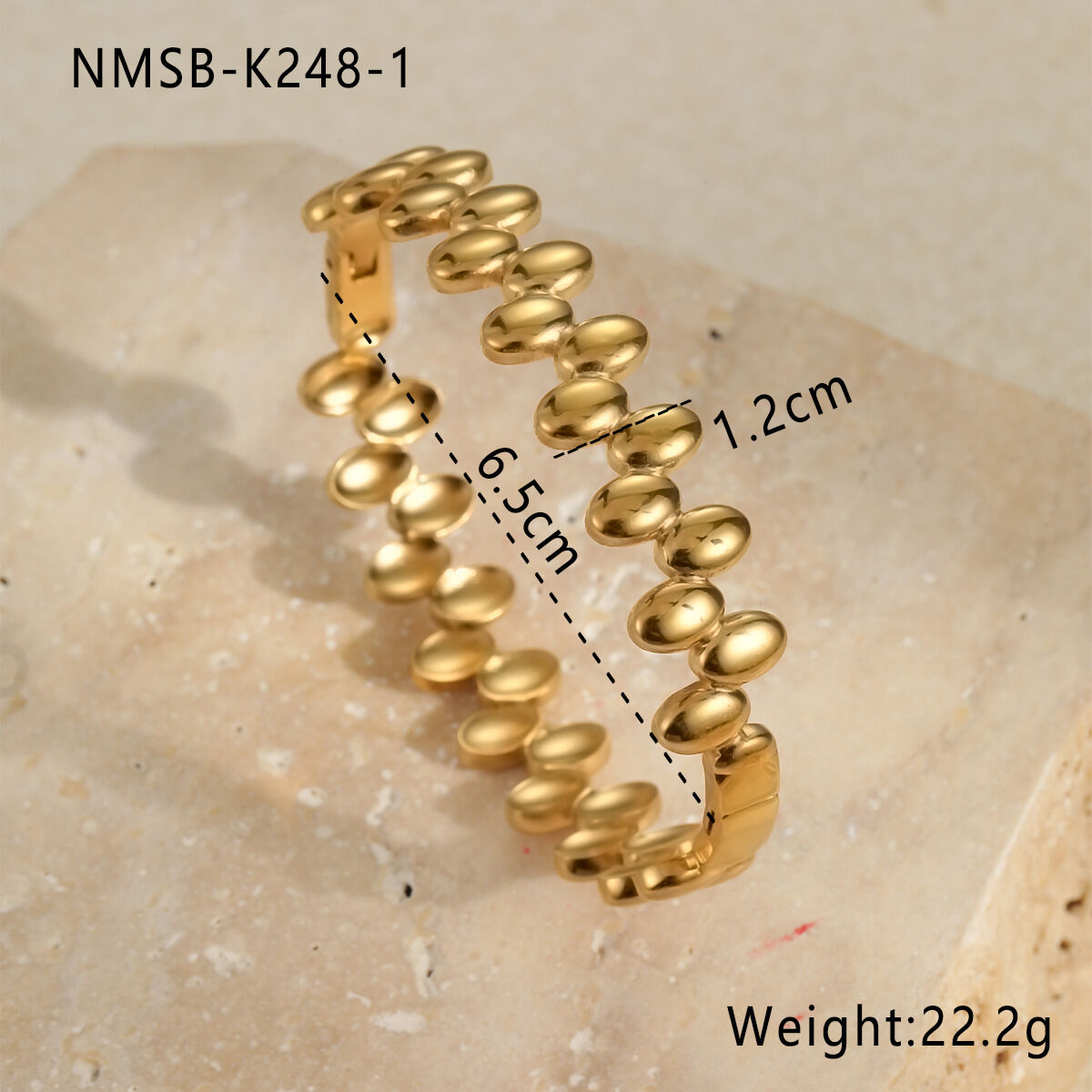 NMSB-K248-1 Ovales Armband Bild3