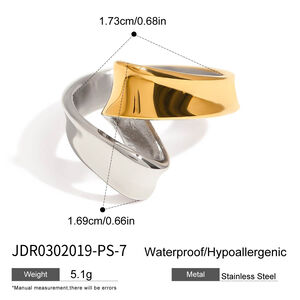 Mixed Color Stainless Steel Waterproof Minimalist Ring h5