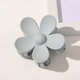 Frosted Large Flower Hairpin-Gray Picture9