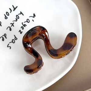 Simple Series Casual Leopard Print Resin Women's Hair Claws h5