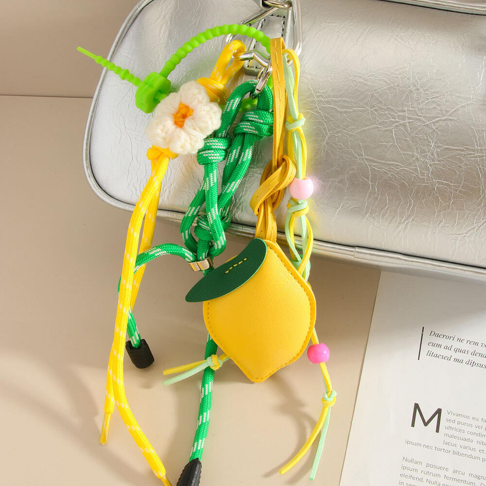 Vivid Lemon Yellow Series Women's Bag Charms h5Picture4