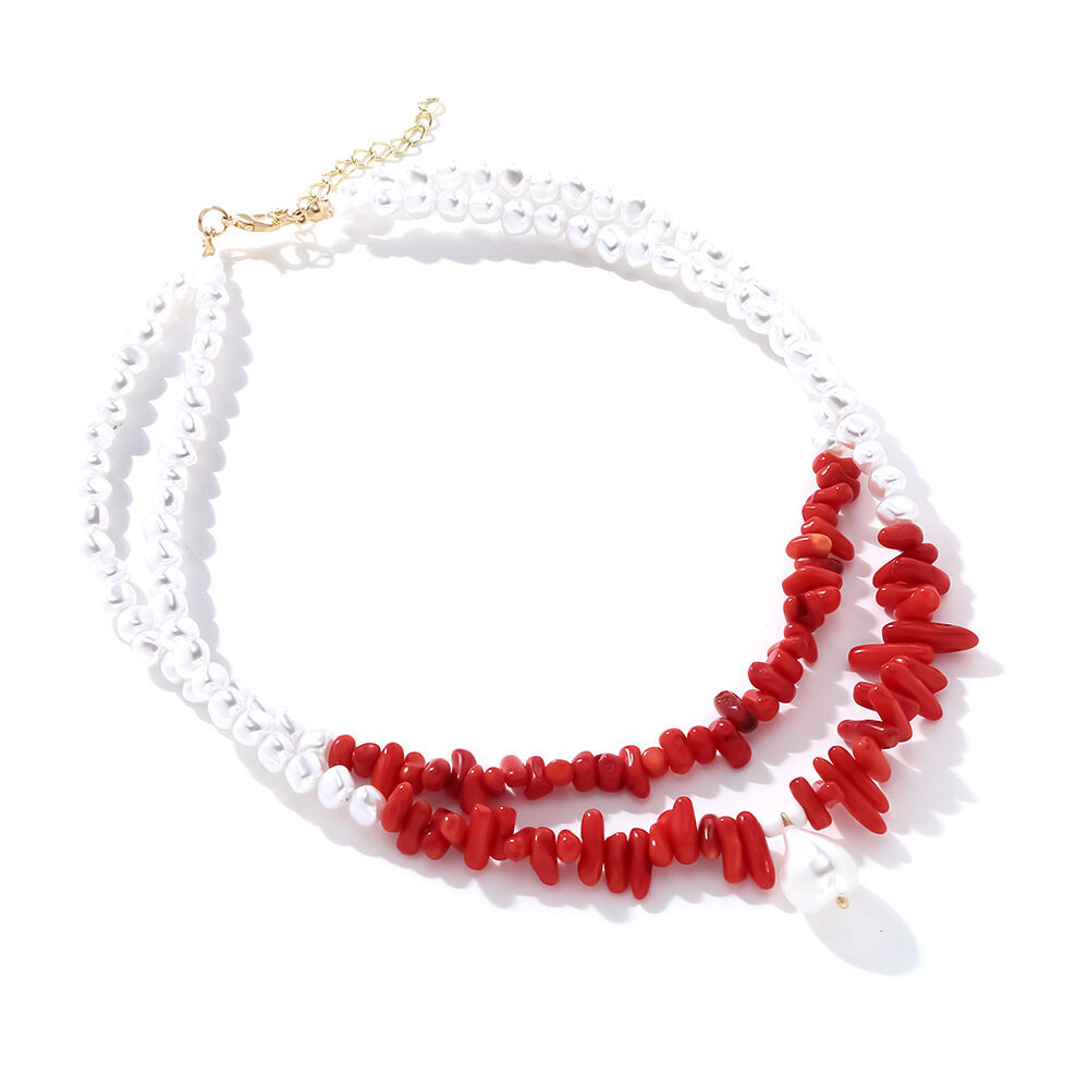 Resin Beaded Layered Necklaces 2