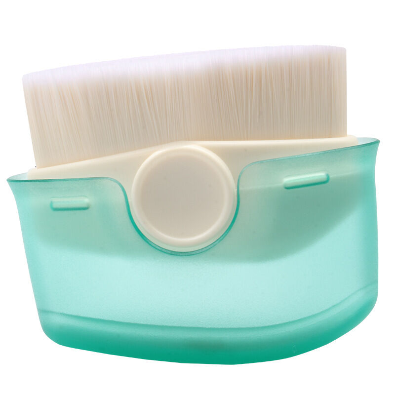 White Whale Foundation Brush - Beige + Semi-Transparent Cyan - Beige Base Whitening + Opp Packaging Picture4