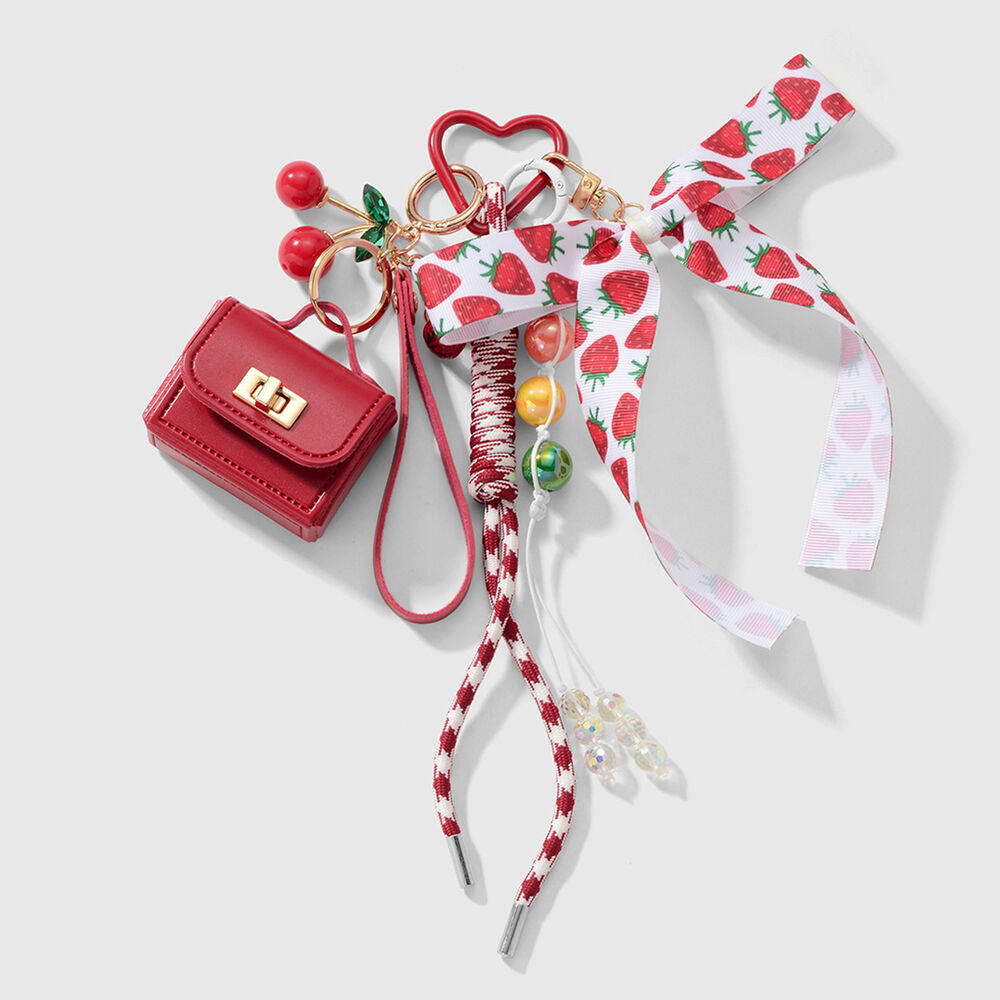 Süße Taschenanhänger aus Legierung mit Schleife und Knoten