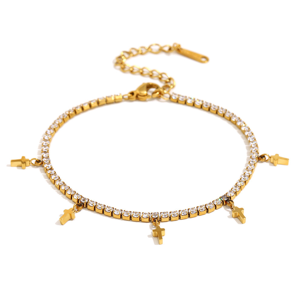 Collane A Catena Da Donna Impermeabili In Acciaio Inossidabile Di Colore Solido, Eleganti E Di Lusso Immagine2