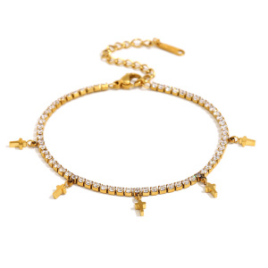 Collane A Catena Da Donna Impermeabili In Acciaio Inossidabile Di Colore Solido, Eleganti E Di Lusso h5 Immagine2