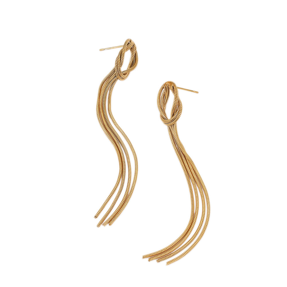 1 Pair Luxurious Series Daily Tassel Stainless Steel Waterproof Women's Charm Earrings h5Picture5
