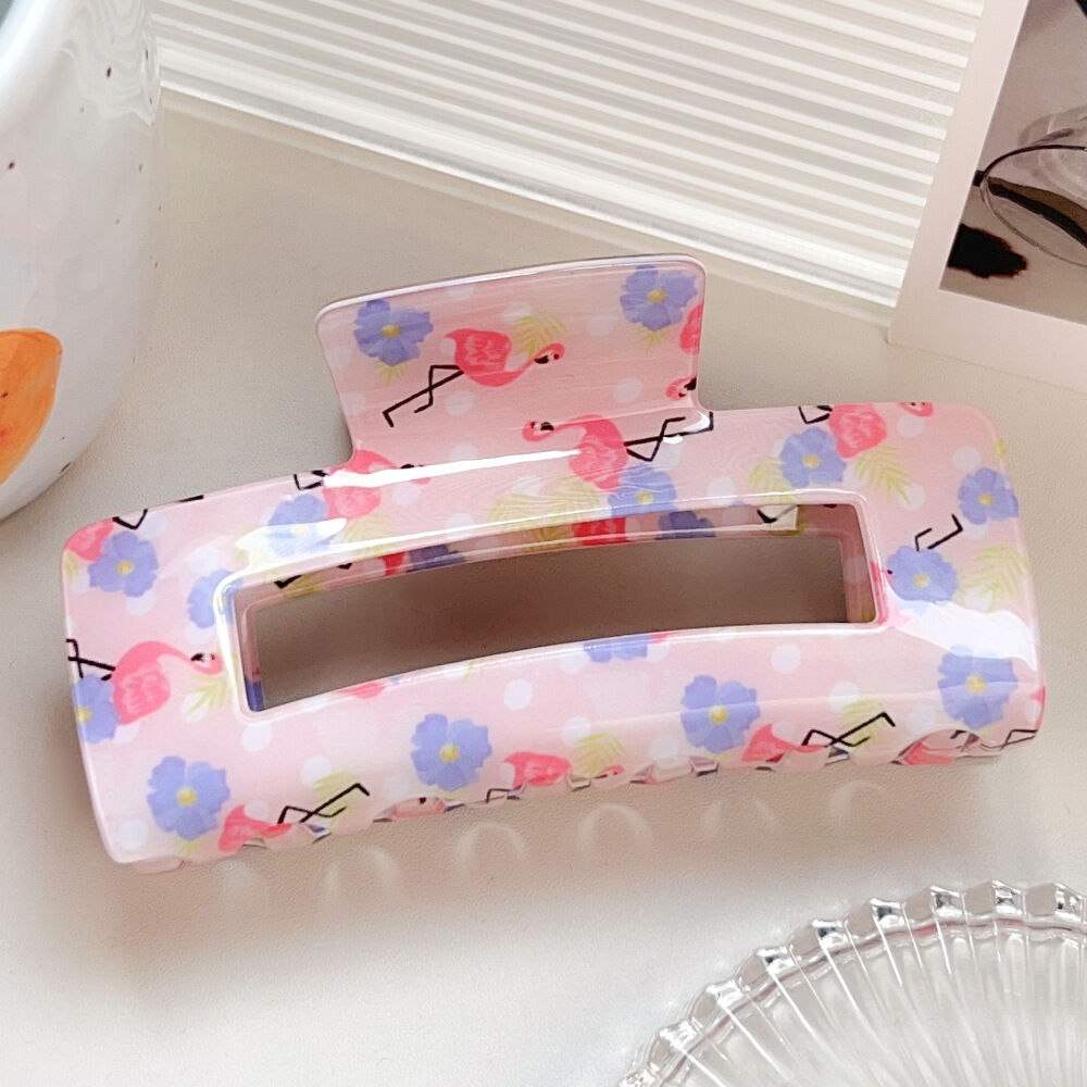 1 Paar Simple Series Casual Animal PVC Damen Haarklammern h5 