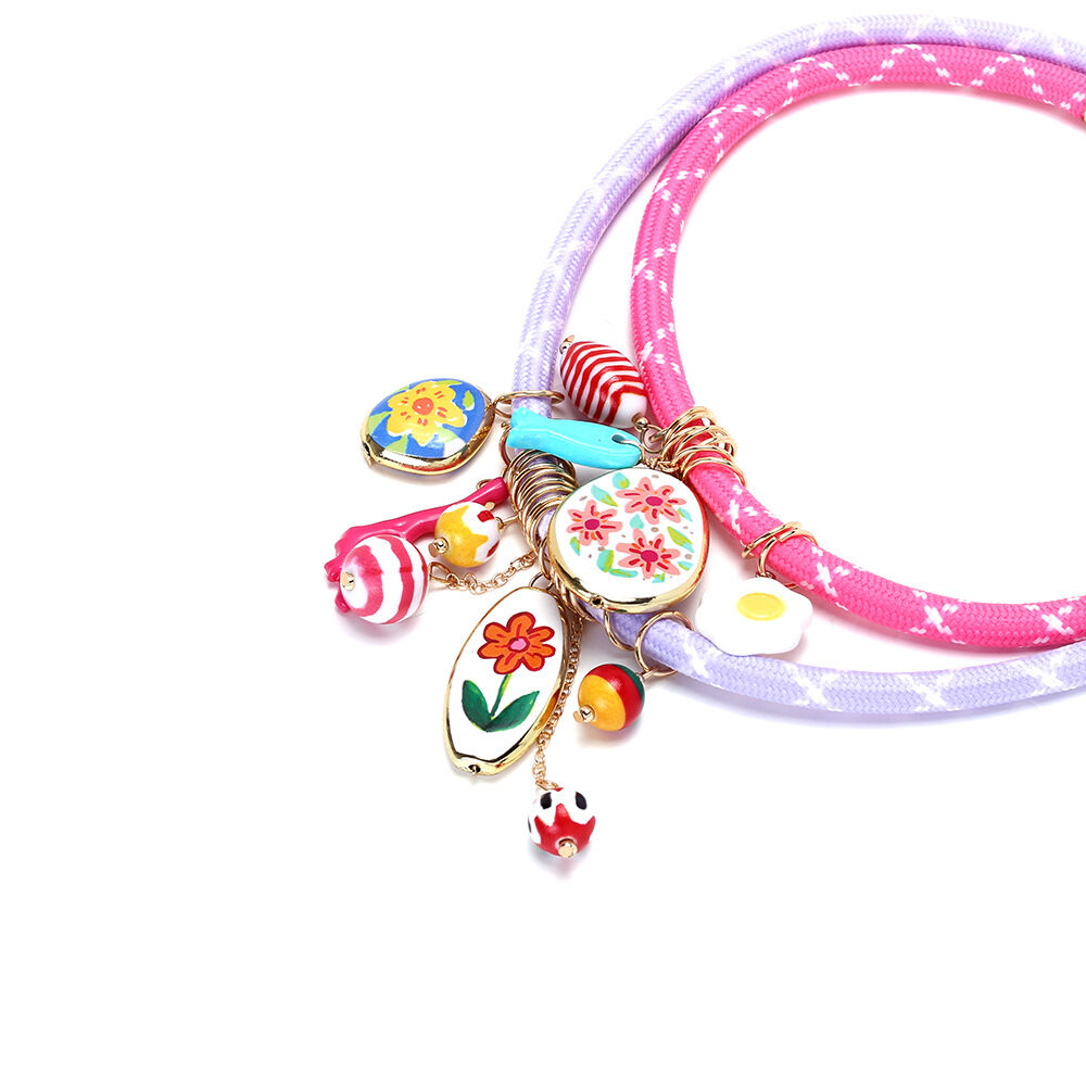 Retro Flower CCB Pendant Necklaces h5 Picture4