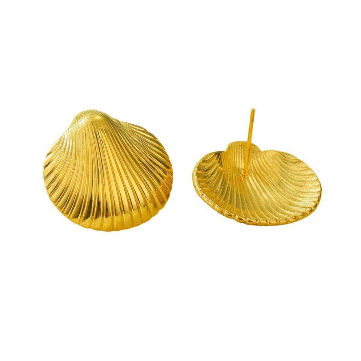 1 paio di orecchini pendenti da donna in acciaio inossidabile a forma di tartaruga semplice, serie romantica Immagine5