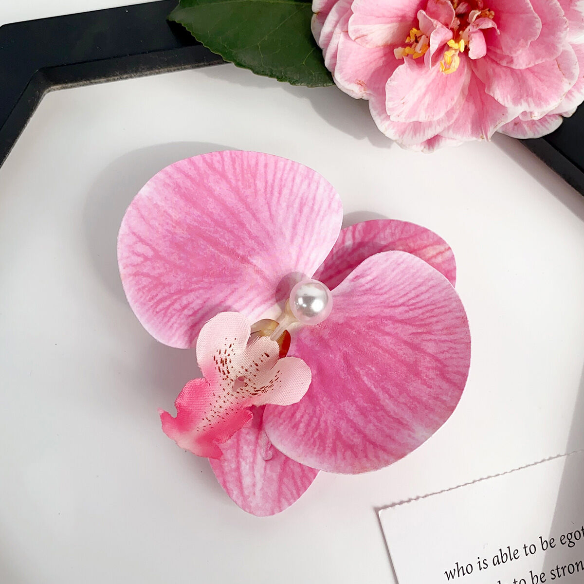 Romantic Series Sweet Flower Fabric Women's Hair Claws h5