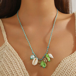 Oceanic Ceramics Alloy Pendant Necklaces h5 Picture2