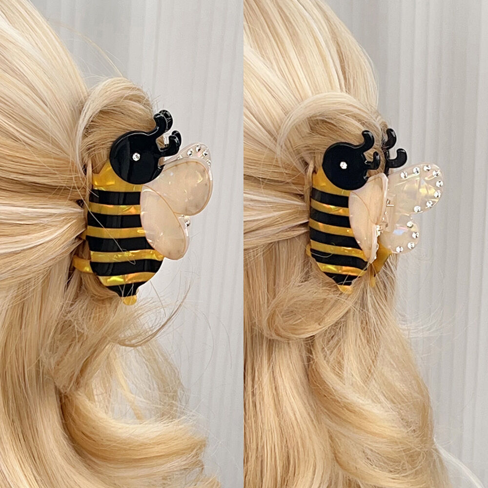 1 Piece Cute Bees Acetate Women's Hair Claws h5Picture3