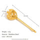 Herz Perlen Haarnadel-Gold Bild2