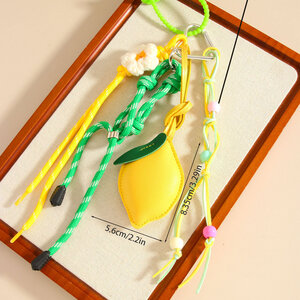 Vivid Lemon Yellow Series Women's Bag Charms h5 Picture7