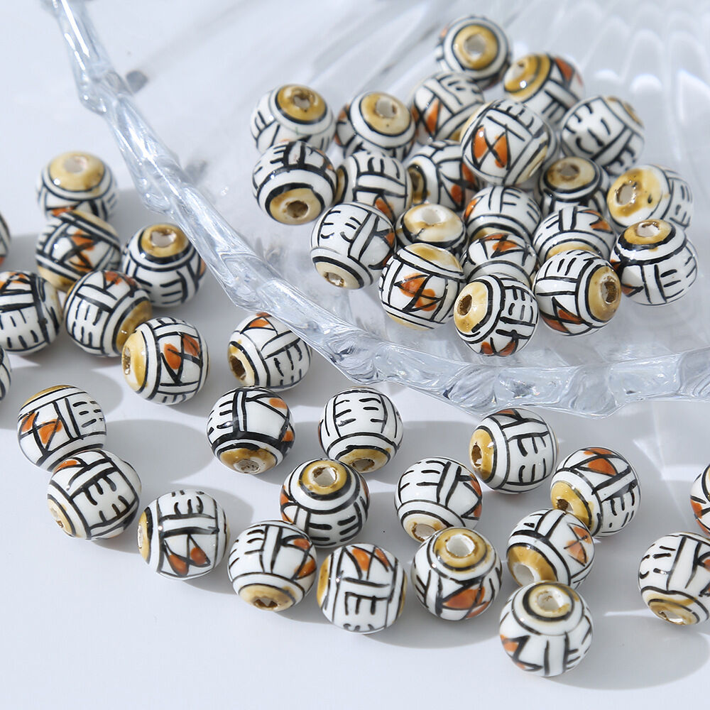 Hand-Painted Round Beads (12Mm) Picture15