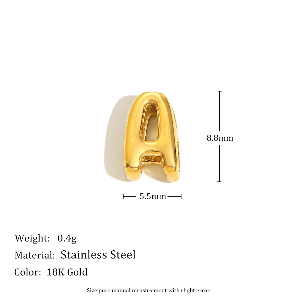 Simple Series DIY Fashion Letter Stainless Steel Waterproof Women's Pendant h5Picture2