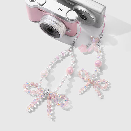 Beaded Bow Knot Bag Charms