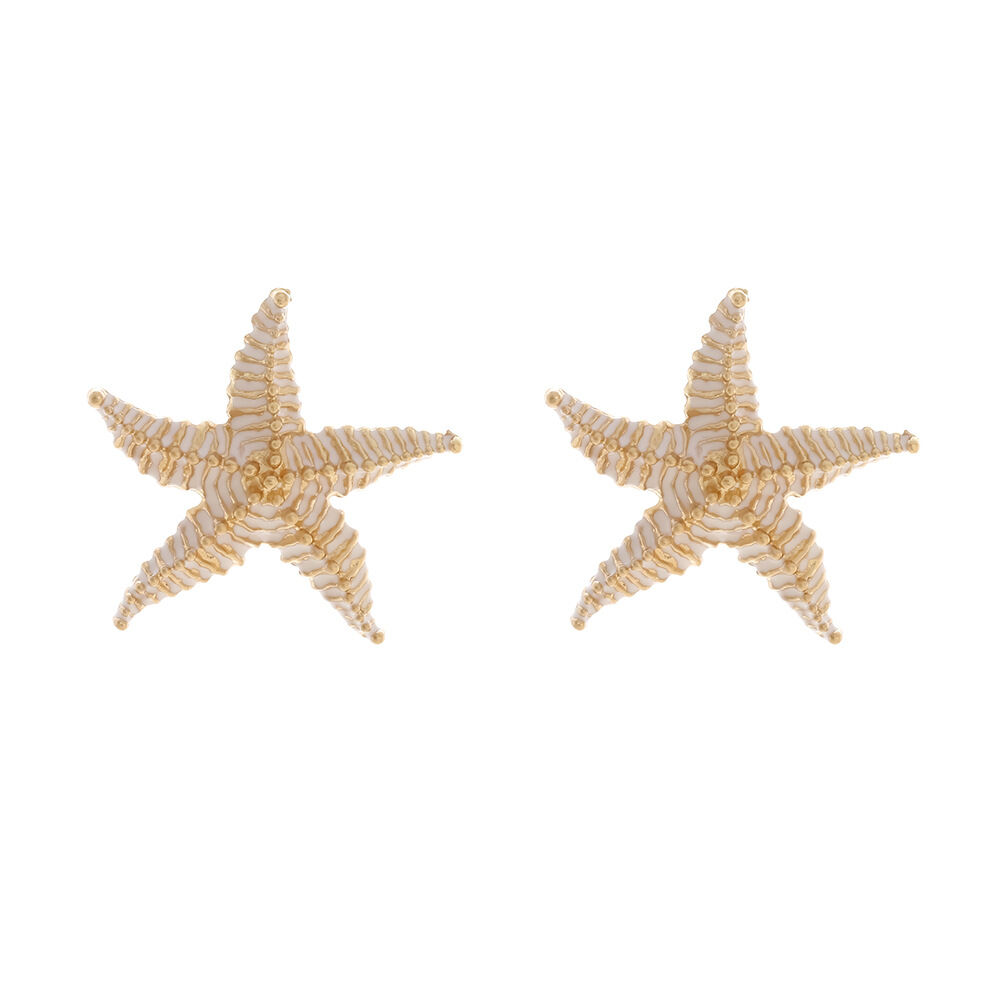 Starfish Alloy Stud Earrings