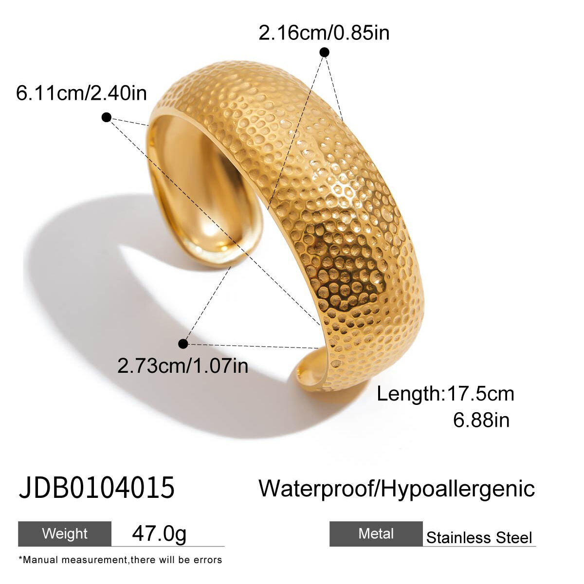 Pulseras de acero inoxidable resistentes al agua de color sólido h5 