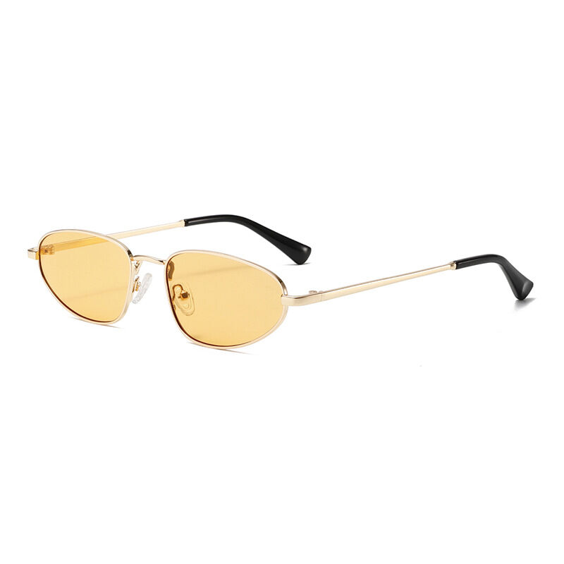 1 Pair Simple Series Casual Metal Women's Sunglasses h5 Picture2