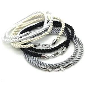 1 pieza DIY serie colorido acero inoxidable clip impermeable joyería cordones collar h5 Imagen4