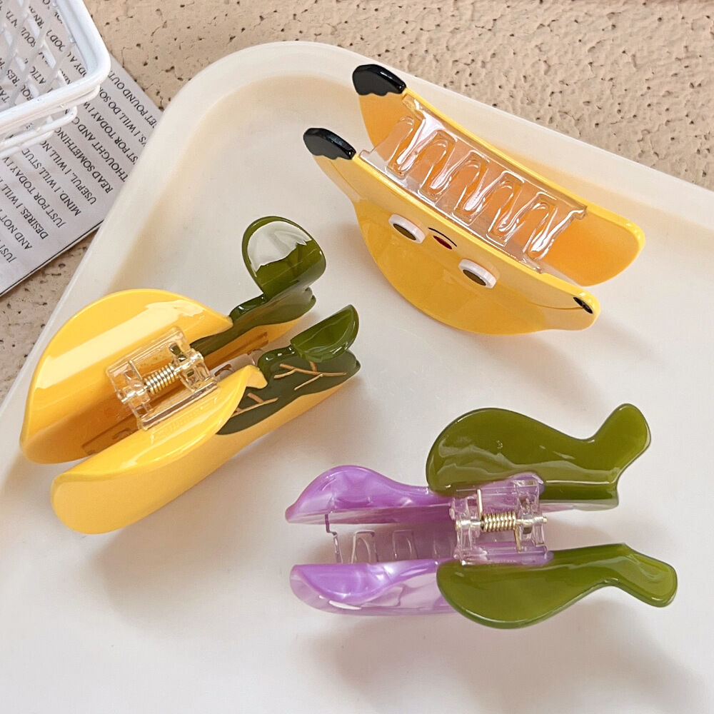 1 Piece Sweet Fruit Series Acetate Women's Hair Claws h5Picture3