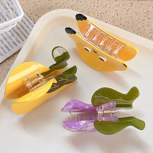 1 Piece Sweet Fruit Series Acetate Women's Hair Claws h5 Picture3