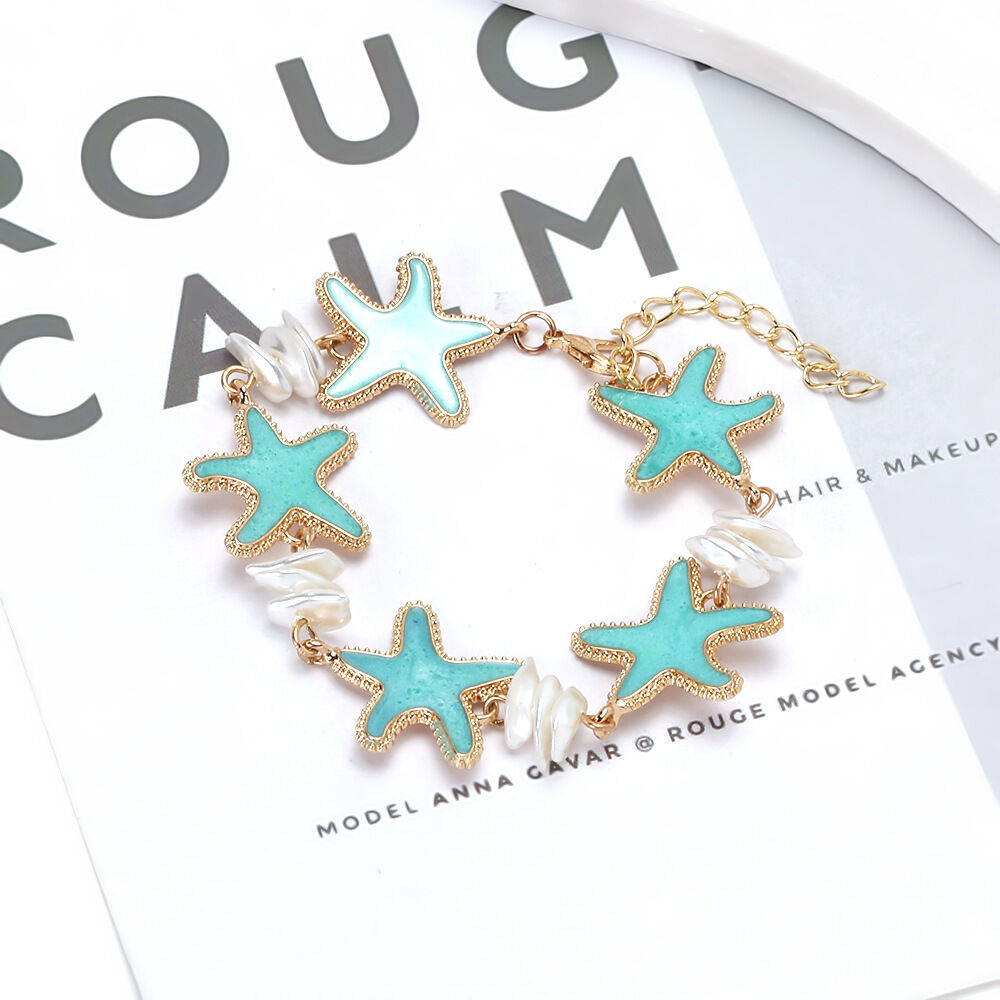 Iron Starfish Charm Bracelets Picture2