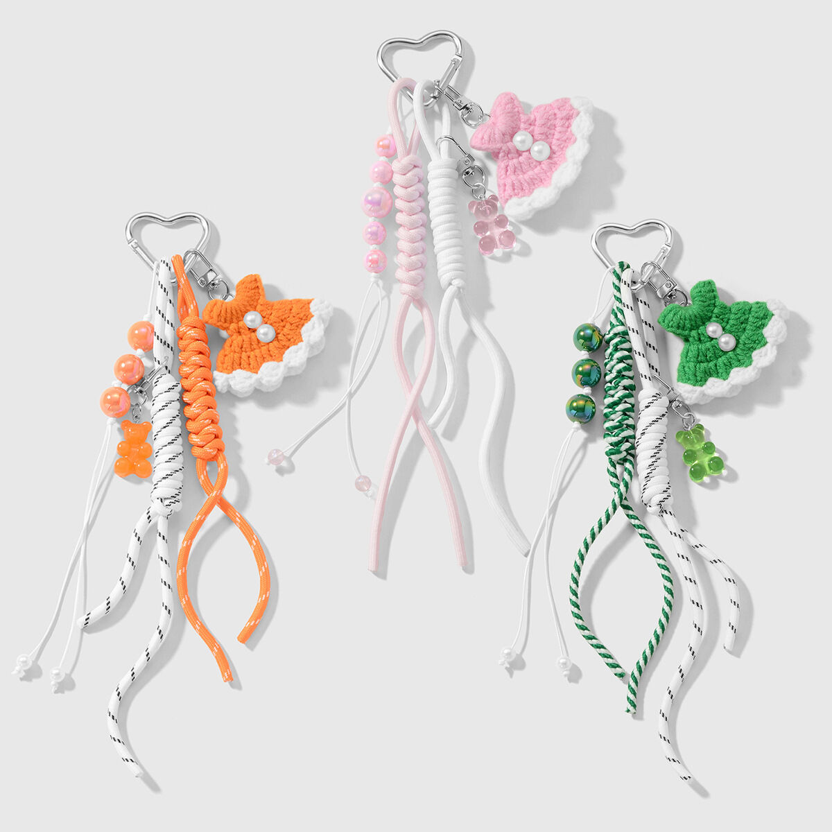 Sweet Woven Dress Bag Charms 2