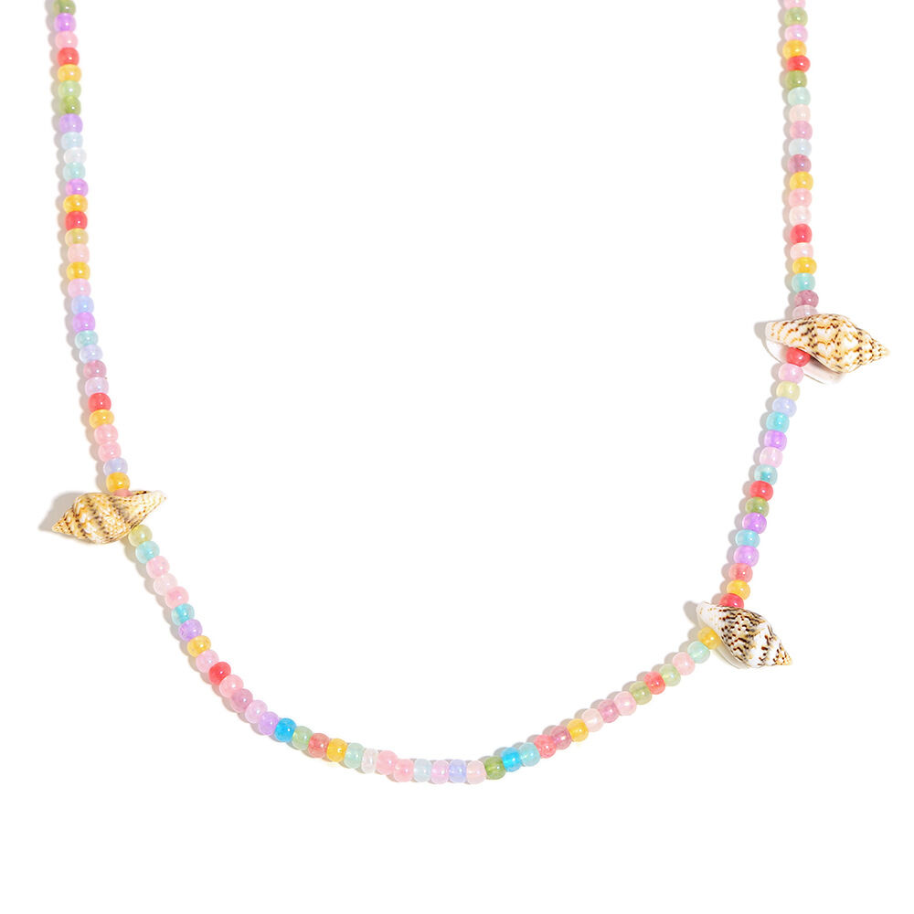 Acrylic Shell Color Necklace-10 Picture3