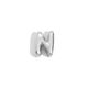 Hollow Small Letter Pendant Necklace-Steel-N Picture40