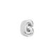 Hollow Small Letter Pendant Necklace-Steel-G Picture33