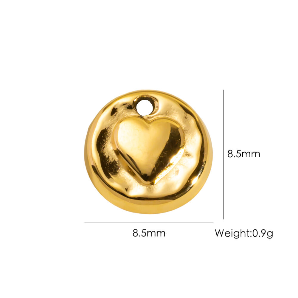 1 Pair Simple Series Cute Plant Stainless Steel Waterproof Women's Pendants h5 