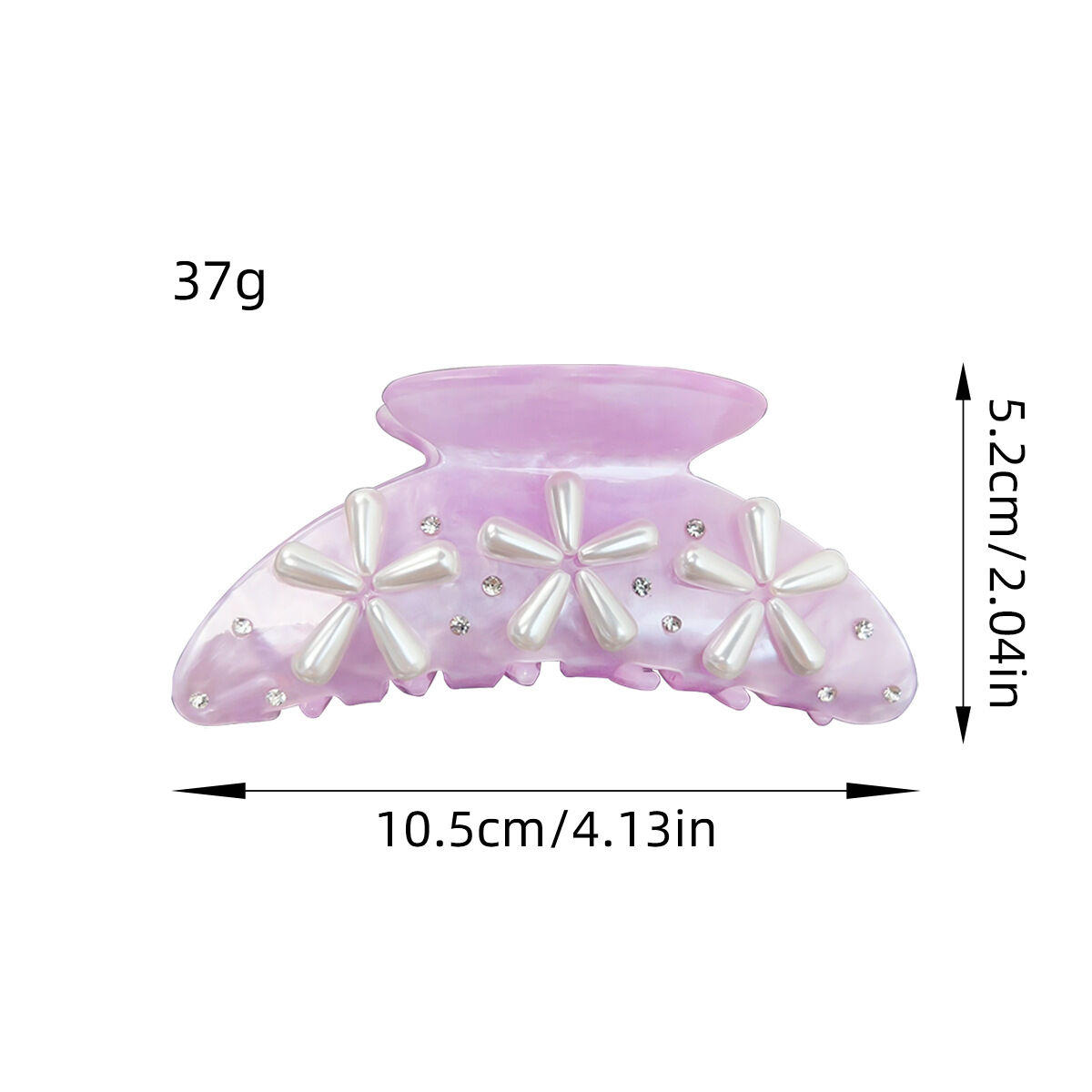 Simple Series Vacation Turtle Acrylic Women's Hair Claws h5 Picture4