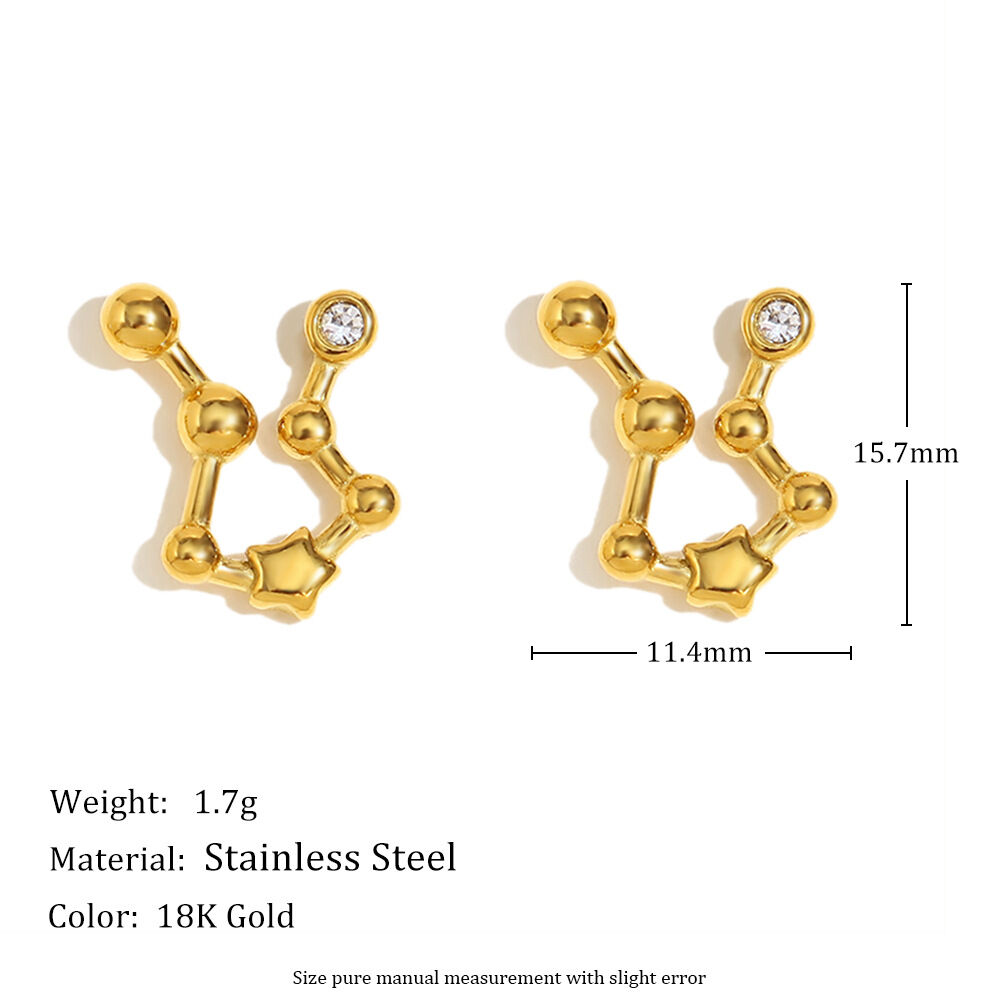 Diamond Constellation Earrings-Gemini Picture7