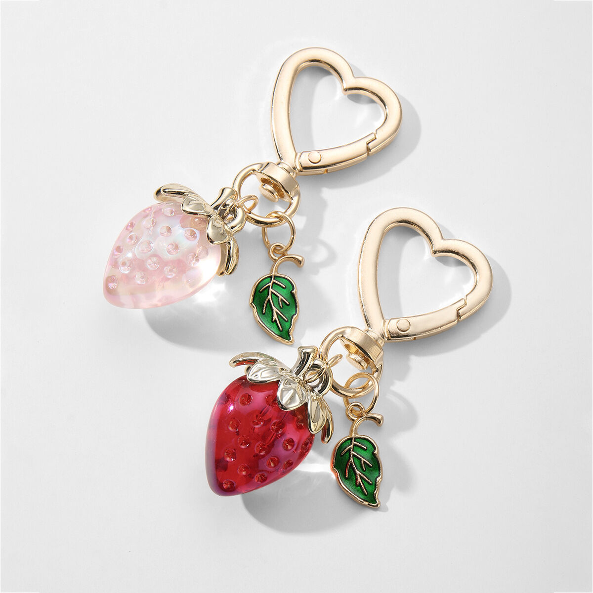 Sweet Strawberry Bag Charms 2