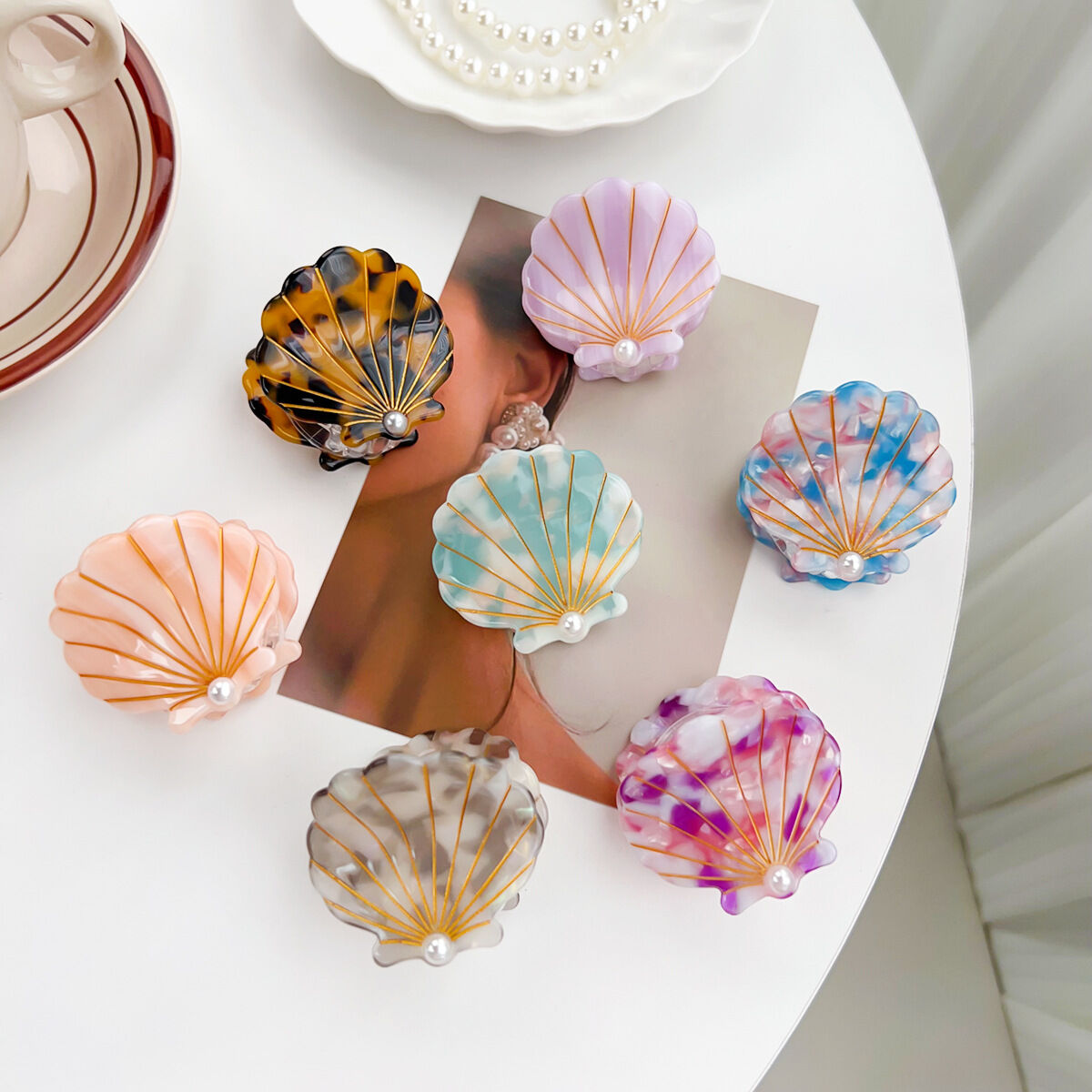 Simple Series Vacation Turtle Acetate Women's Hair Claws