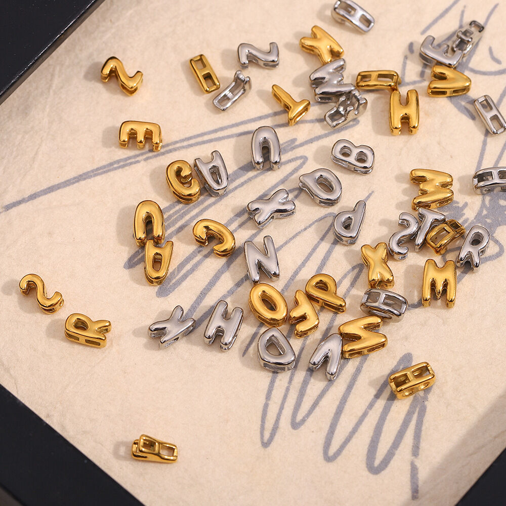 Simple Series DIY Fashion Letter Stainless Steel Waterproof Women's Pendant