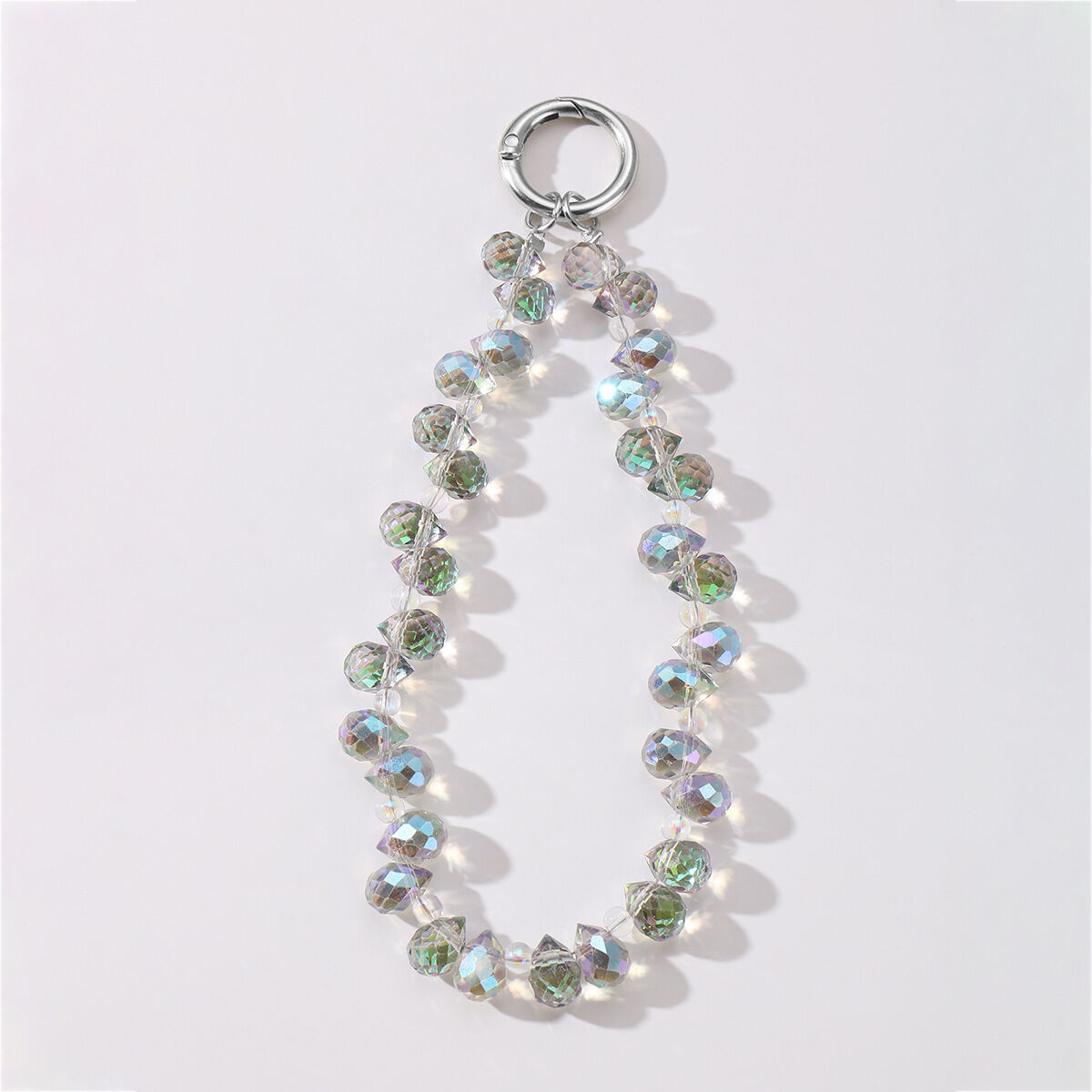 1 Lavender Beaded Keychain Picture6