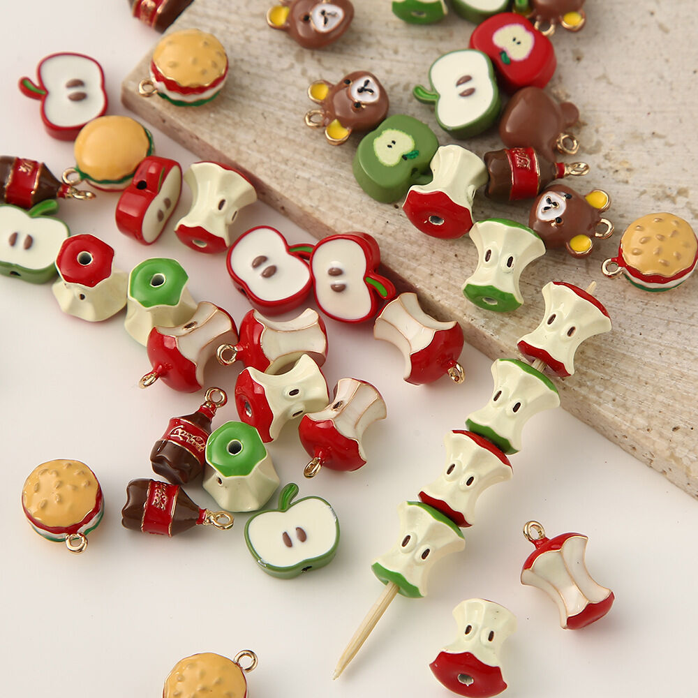 1 Piece Cute Fruit Alloy DIY Jewelry Bead