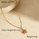 Nmsn-H517-1 Pink Flower Necklace