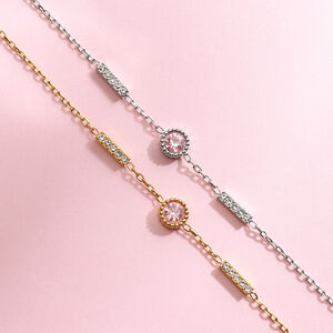 Simple Stainless Steel Waterproof Gold Color Charm Bracelets h5 Picture4