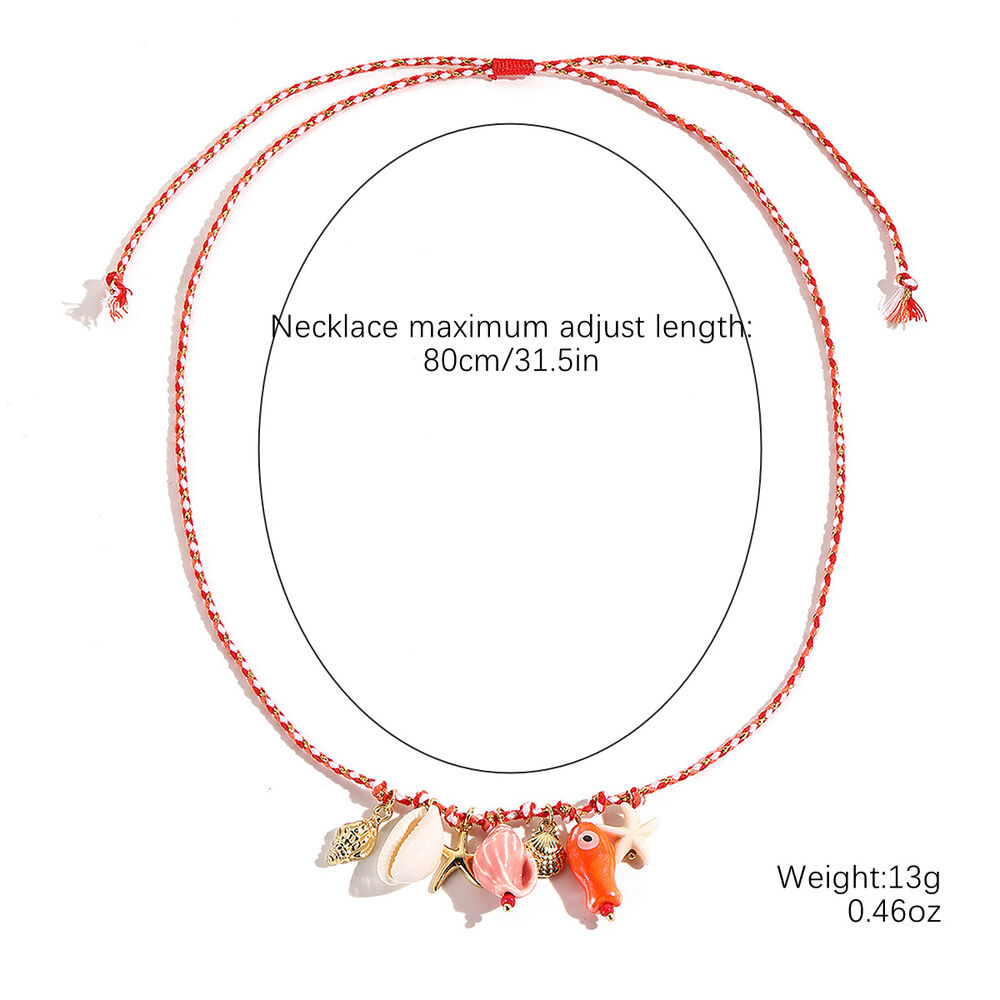 Oceanic Ceramics Alloy Pendant Necklaces